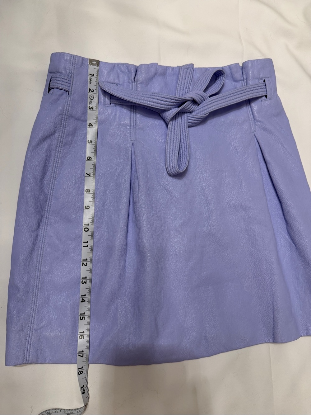 Free People Payton Faux Leather Mini Skirt in Lavender - Picture 4 of 8